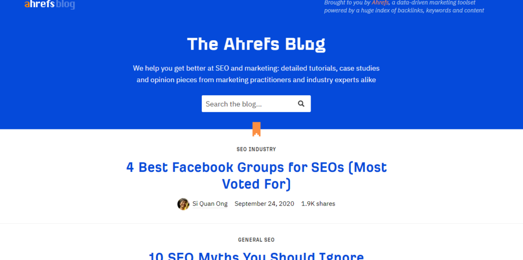 The Ahrefs Blog