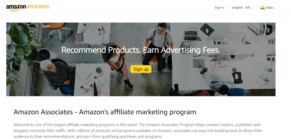 Amazon Affiliate program